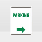 Custom Metal Sign,Parking Right Arrow Sign